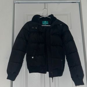 black xs aeropostale down puffer jacket